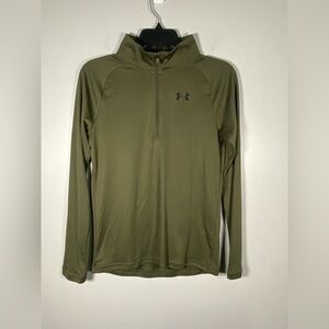 Under Armour Tec Od Green/BLK Performance Zip Up.